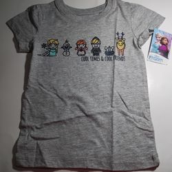 New Toddler Disney Frozen T Shirt  For Kids 