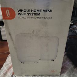 TaoTronics Mesh Wi-Fi Router, Ac3000 Tri-Band Wi-Fi - 2 Pack