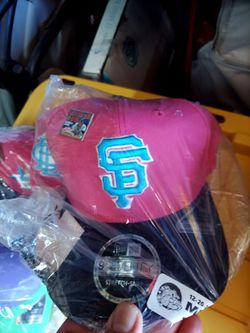 New Era SF Giants Big League Chew Hat 9SEVENTY Stretch-Snap UNOPENED with PIN