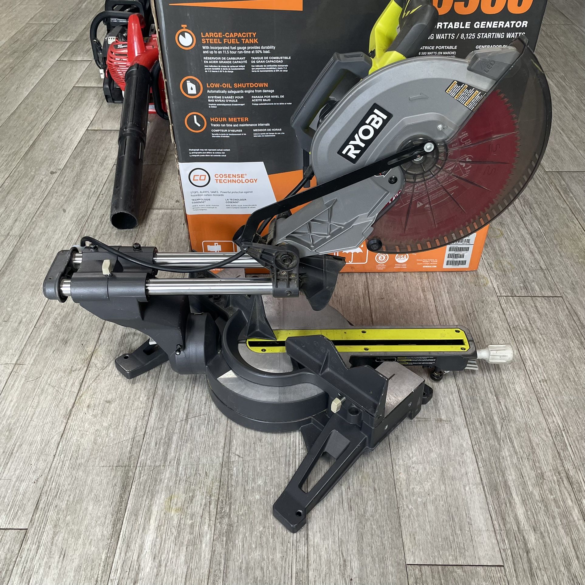 RYOBI 15 Amp 12 in. Corded Sliding Compound Miter Saw