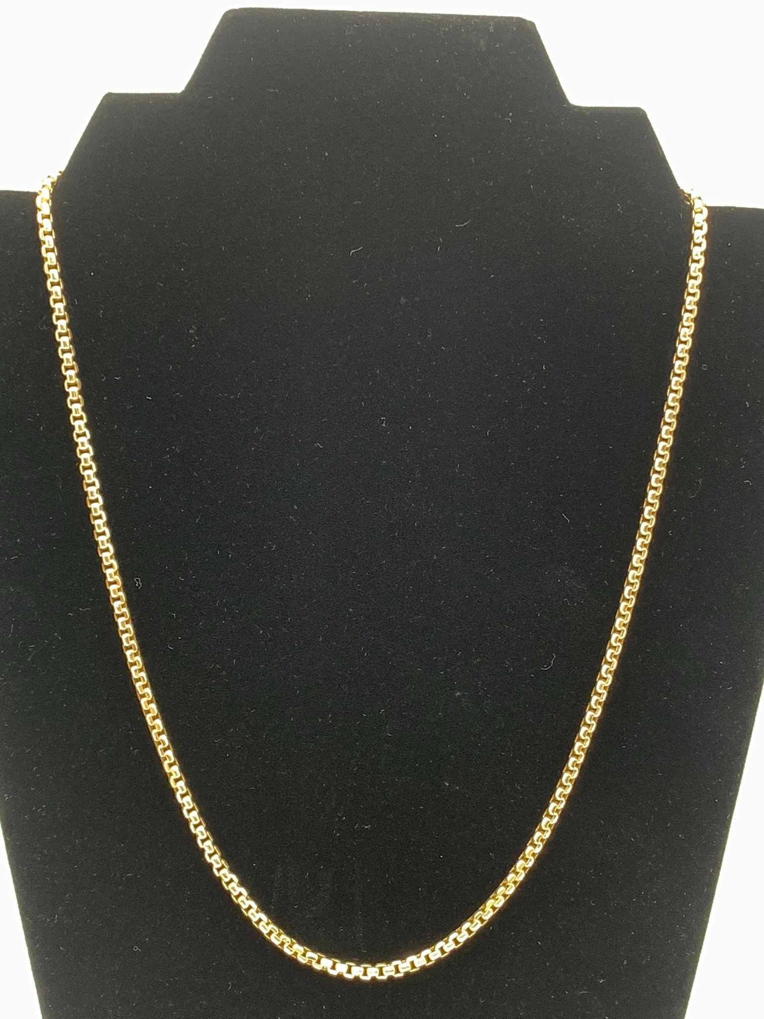 22" 3.5mm Gold chain #29896