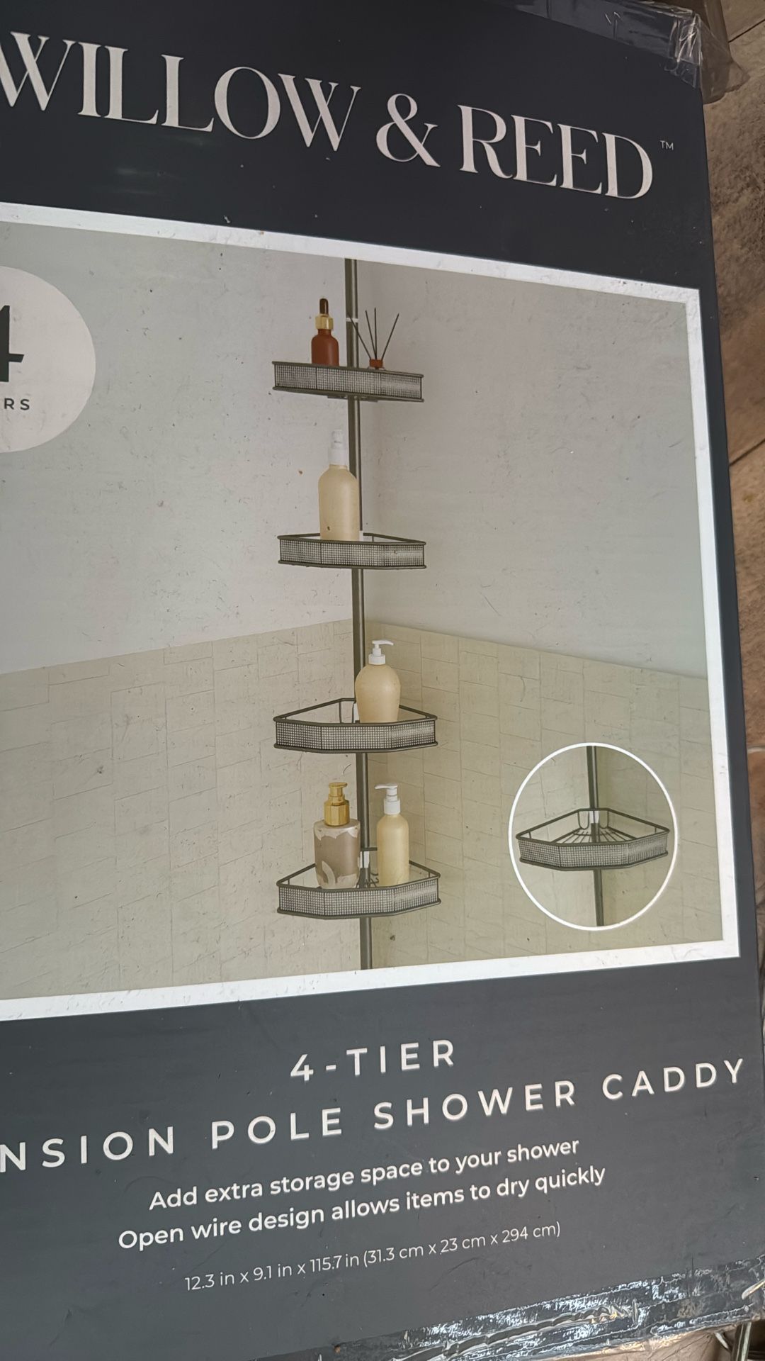 4-tier Shower Rack