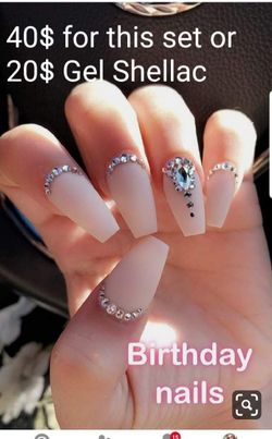 Come get your Nails done by Krissy! 40$ Special on the nails above. Or 20$ Special on Shellac Gel.