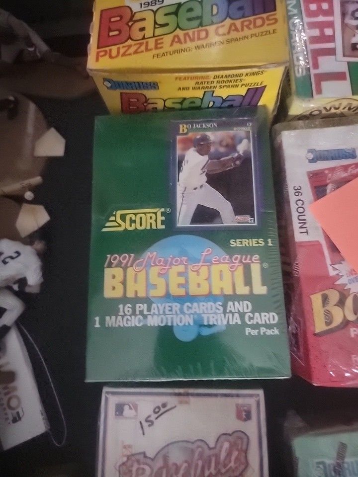 1991 Score Baseball Wax Pack Box