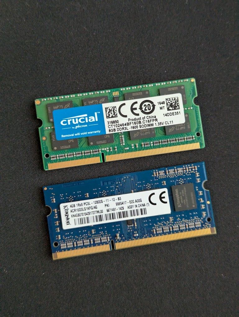 Laptop 8GB DDR3 Memory 