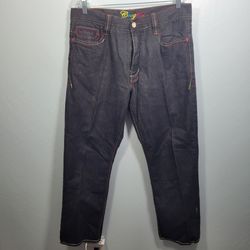 Vtg Coogi Australian Men's Embroidered Jeans Size 36" x 34" 51(contact info removed)