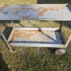 Rooling Metal Tool Cart