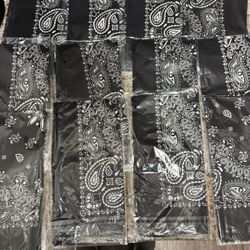 12 Black Bandanna