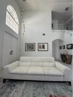 White Sofa 3 Seats