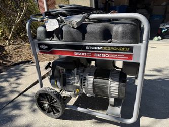 Generator 5500W / 8250W + Cable. Briggs & Stratton Storm Responder
