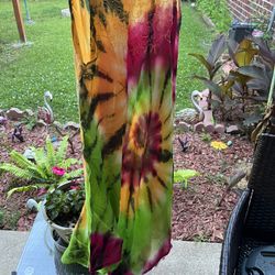 Beautiful Tie Dyed Dresses Free Size