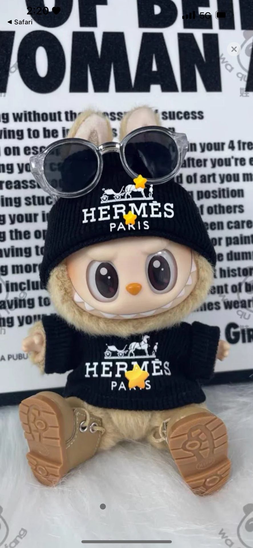 Labubu Glasses / Camera 