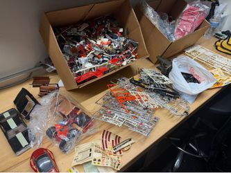 Vintage Plastic Model Parts
