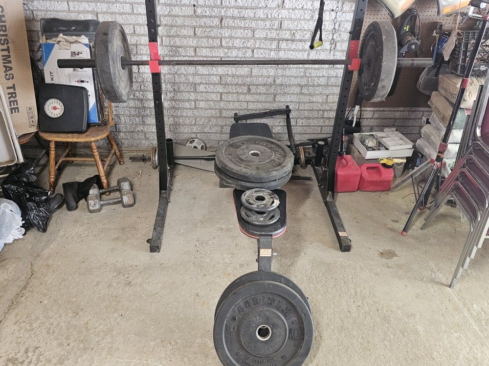 Bench And Weights Set