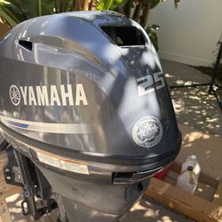 2015 Yamaha 25HP 4 stroke Outboard