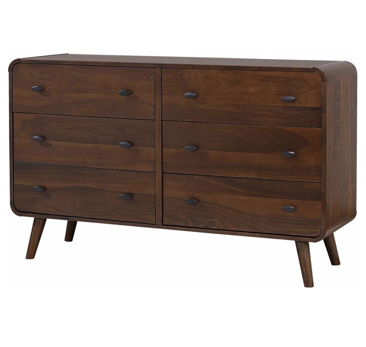 New Solid Wood Dresser Mid century Modern Style