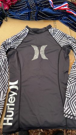 New Hurley Long Sleeve Swim/surf Shirt UPF 50 Protection 