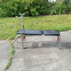 Vintage 80s Weight Bench 