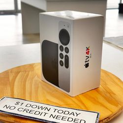 Apple TV 4K 3RD Generation Open Box - Pay $1 Today To Take It Home And Pay The Rest Later! 