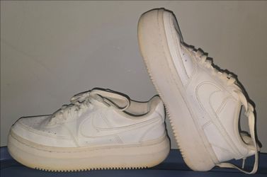 Women's Nike Court Vision Alta Triple White - Size 9.5