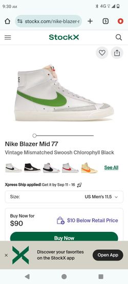 Nike Blazer Mid 77 Vintage Chlorophyll