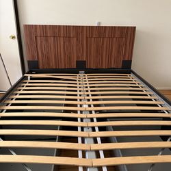 IKEA Queen Bed frame with storage