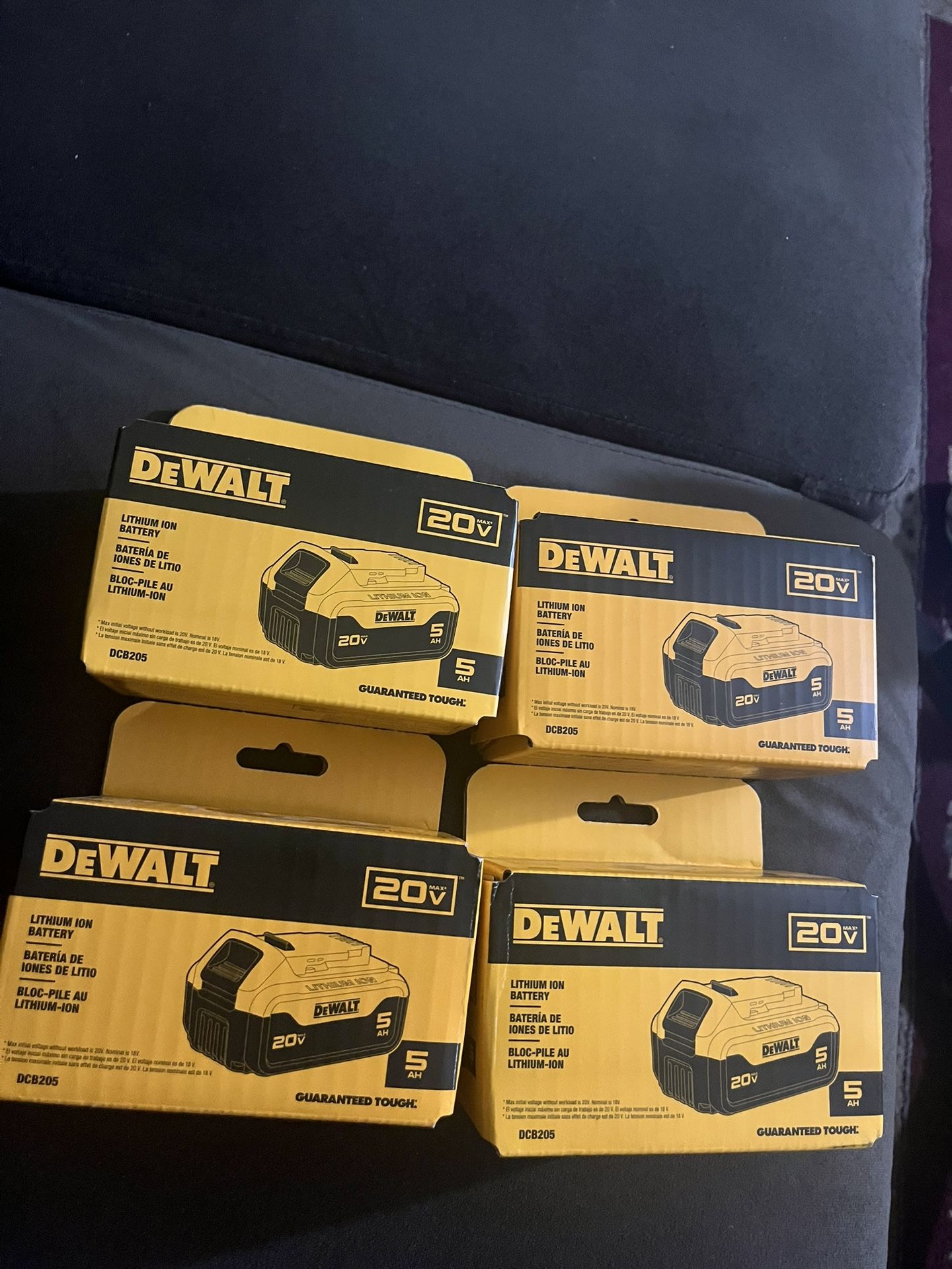 DEWALT 20 VOLT 5.0 AH BATTERY