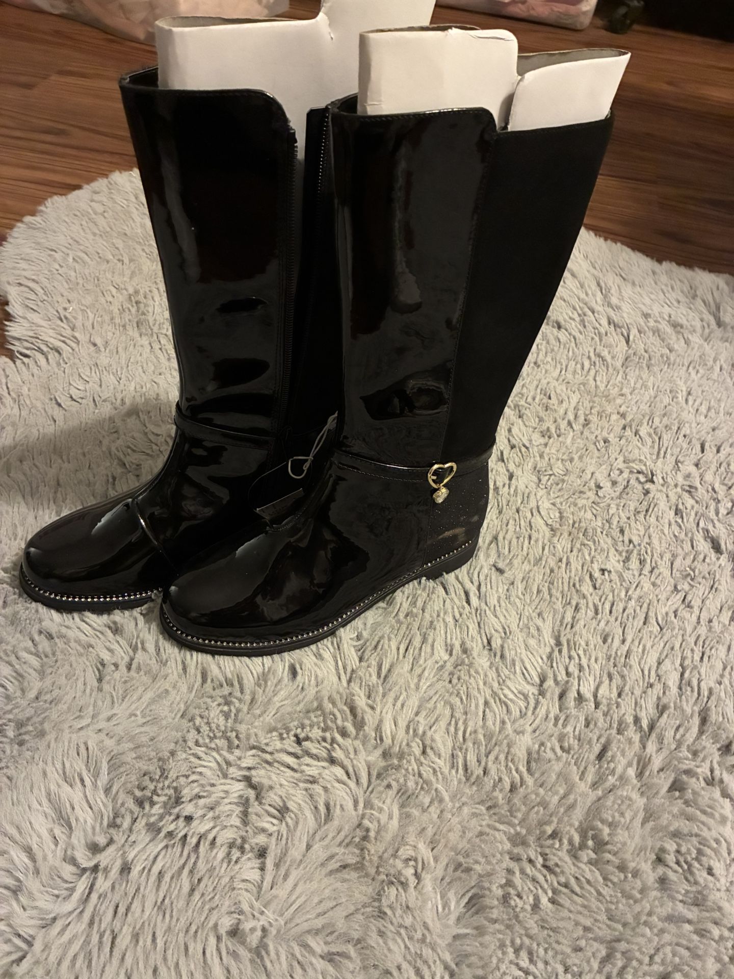 Girl New Black Winter Boots