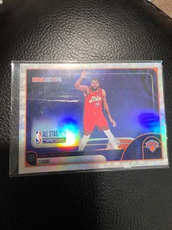 Karl Anthony Towns Knicks All Star NBA HOOPS TOPPS sports card!