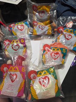UnOpened- TY Beanie Babies from Mc Donald's  80's
