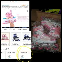 Girls Rolling Skates