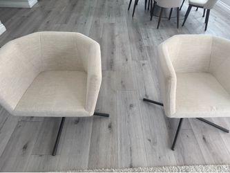 CB2 accent chairs