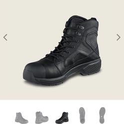 SIZE 9.5 RED WING THE EXOS LITE WATERPROOF LEATHER SAFETY TOE BOOTS BRAND NEW