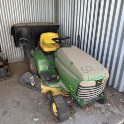 JOHN DEERE LT 155 RIDING LAWNMOWER TRACTOR