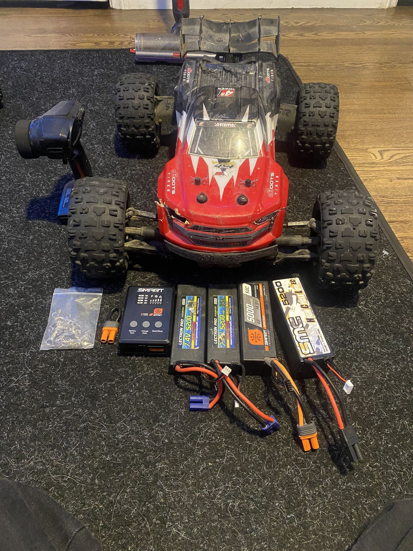 Arrma Kraton 4s With Battery’s And Charger
