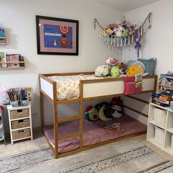 IKEA-KURA reversible loft bed-twin size