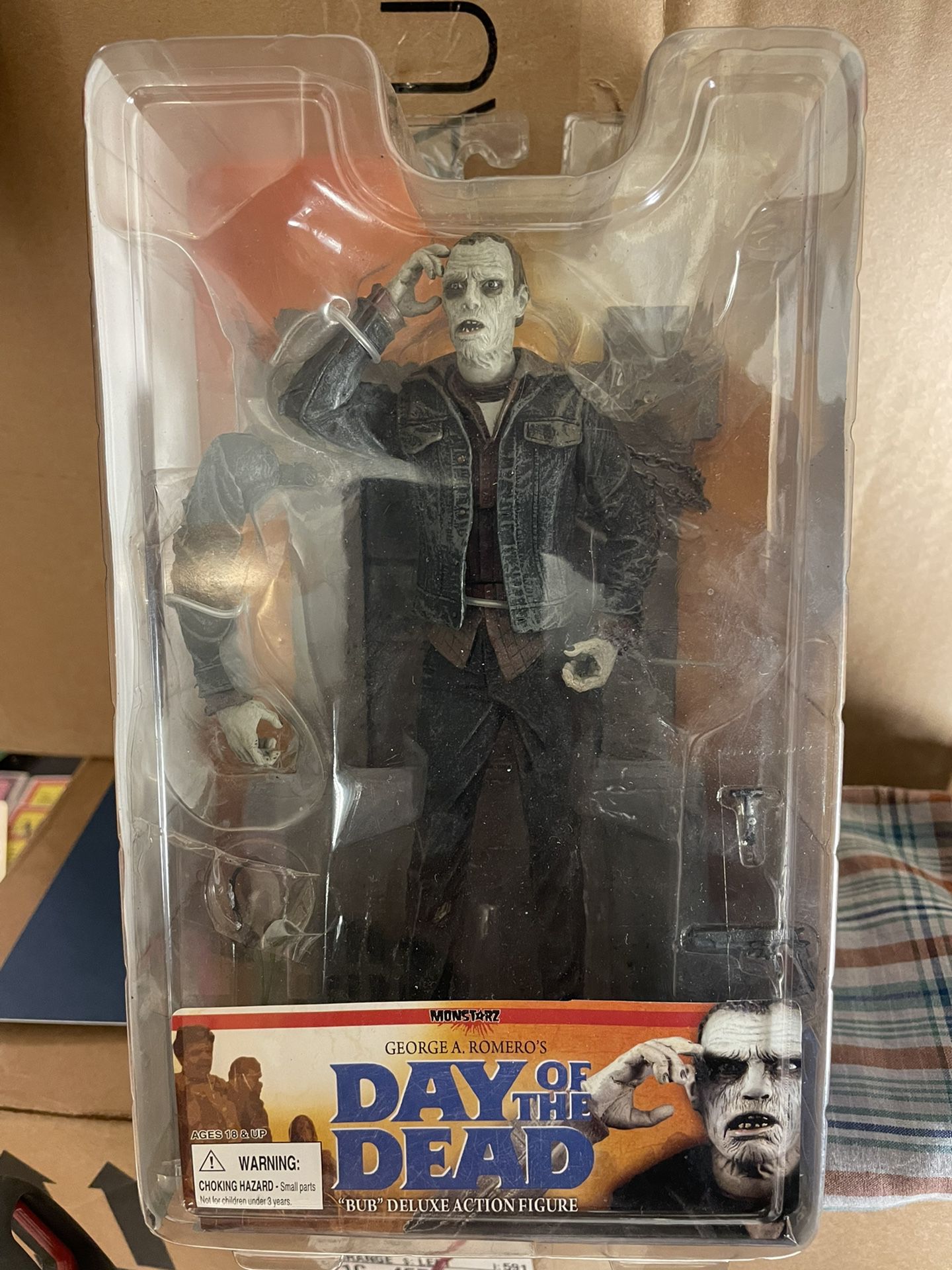 George Romero’s DAY OF THE DEAD “BUB” Deluxe Action Figure Amok Time Monstarz 
