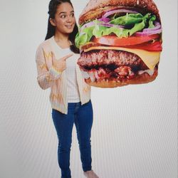 NEW Huge Cheeseburger Plushie 24"