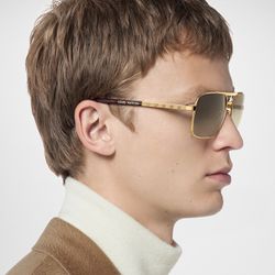 Gold Louis Vuitton Sunglasses 