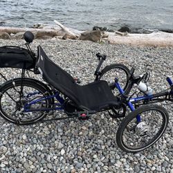 Electric Ice Adventure HD Recumbent Trike With Bafang BBS02