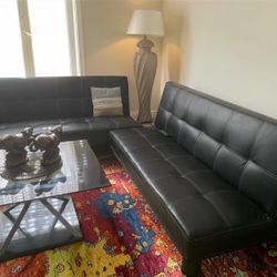 🔥 Living Room Set for Sale! 🔥 Two Calix Sofa Beds + Coffee Table + TV Stand – all in great condition!