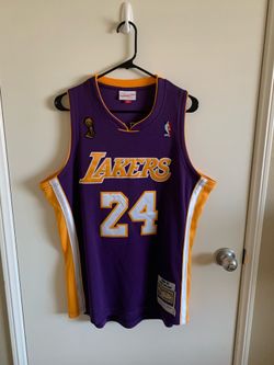 Kobe Bryant 24 Lakers Mitchell Ness Authentic Jersey 44 L 2008-09 NBA Finals.