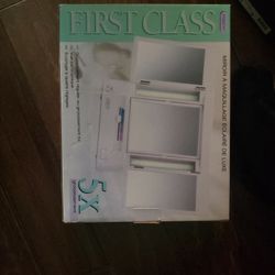 Jerdon First Class 5X  DELUXE MAKEUP MIRROR