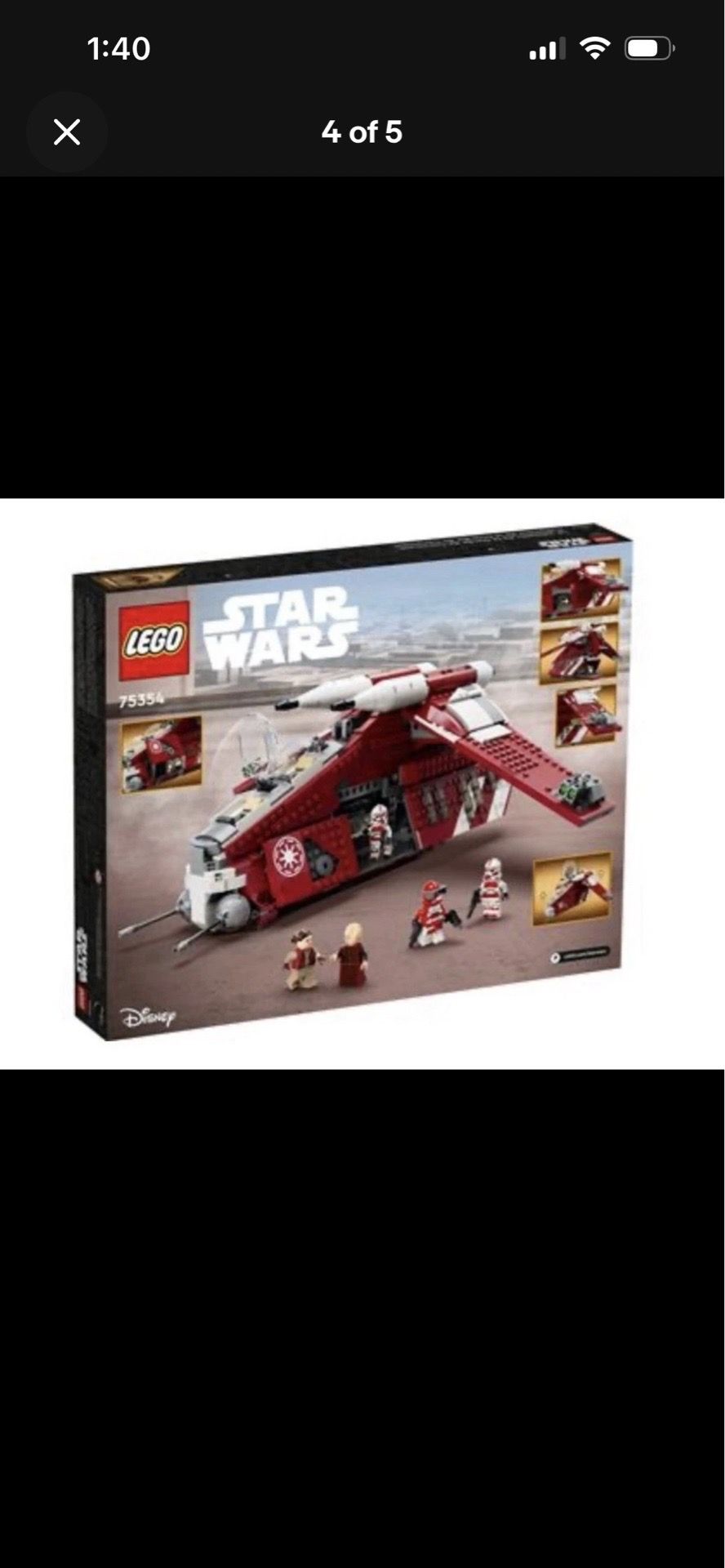LEGO Star Wars 75354 Coruscant Guard Gunship – NIB Factory Sealed