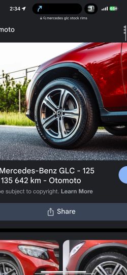 Mercedes GLC 300 Stock Rims 