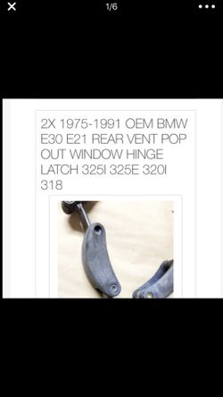 BMW pop window latch’s 100% German