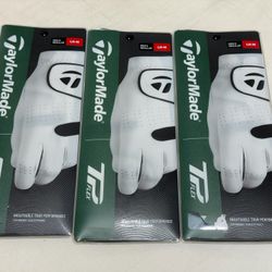 New Taylormade TP Flex - Medium M - Lot of 3 Golf Gloves
