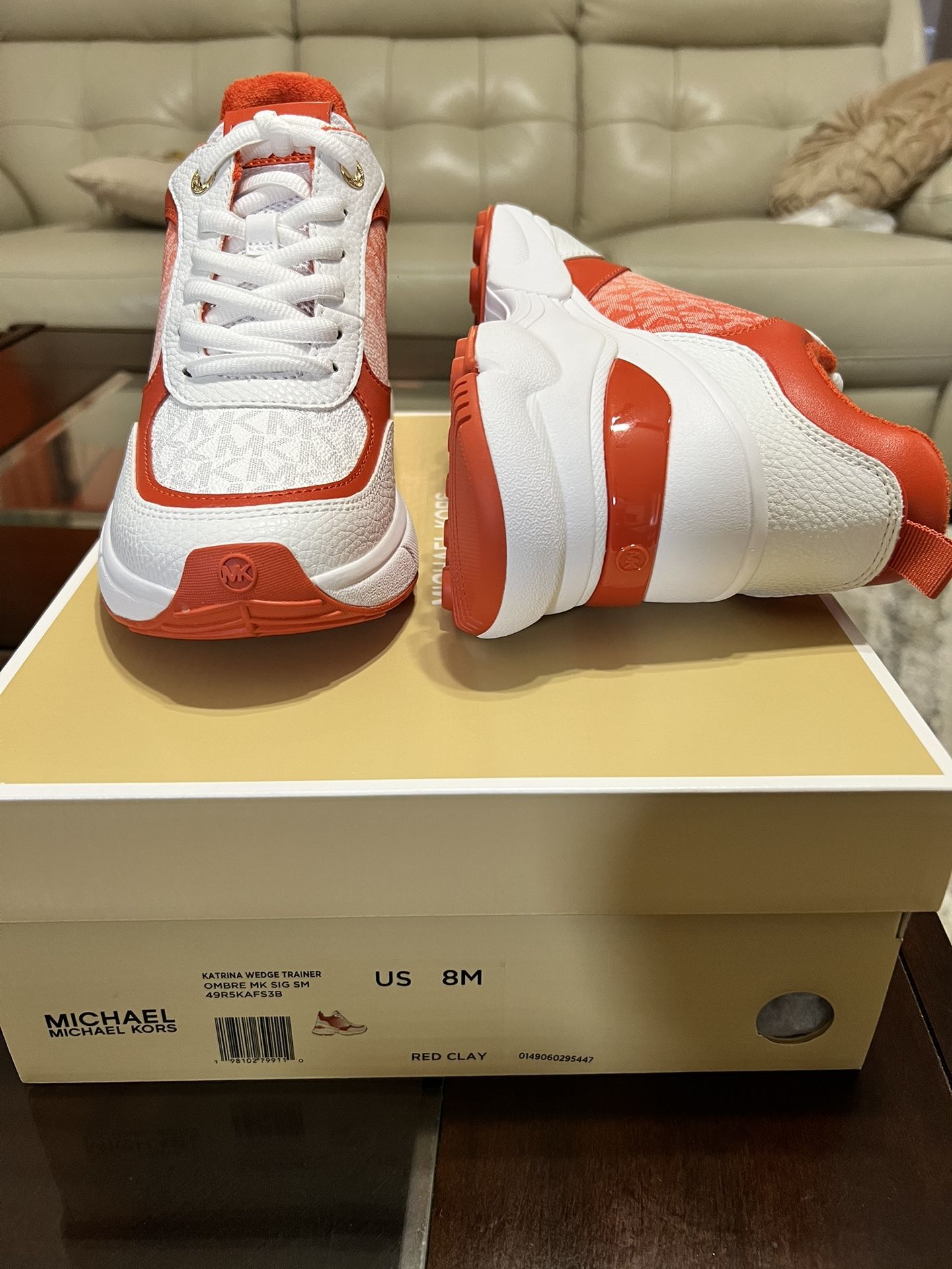 MICHAEL KORS KATRINA WEDGE TRAINERS