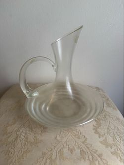 Mouth-Blown Glass Wine Decanter