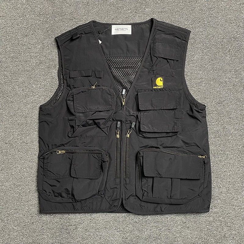 Carhartt Black Multi Pocket Work Vest
